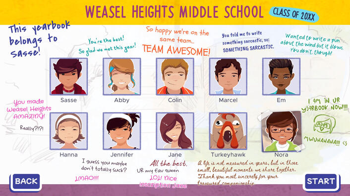 Confirmation of choices