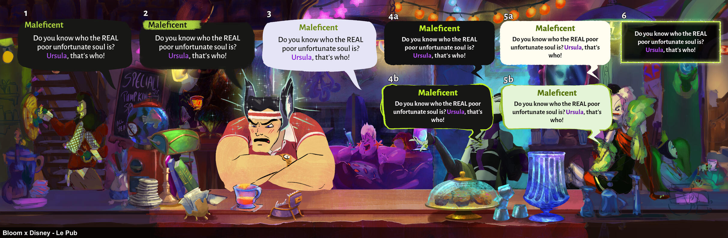 Speech bubble mockups