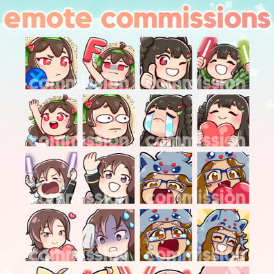 Emote commissions
