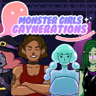 Visual novel character art & logo