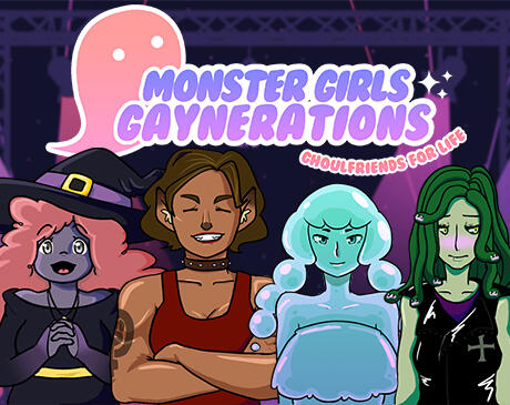 Visual novel character art &amp; logo